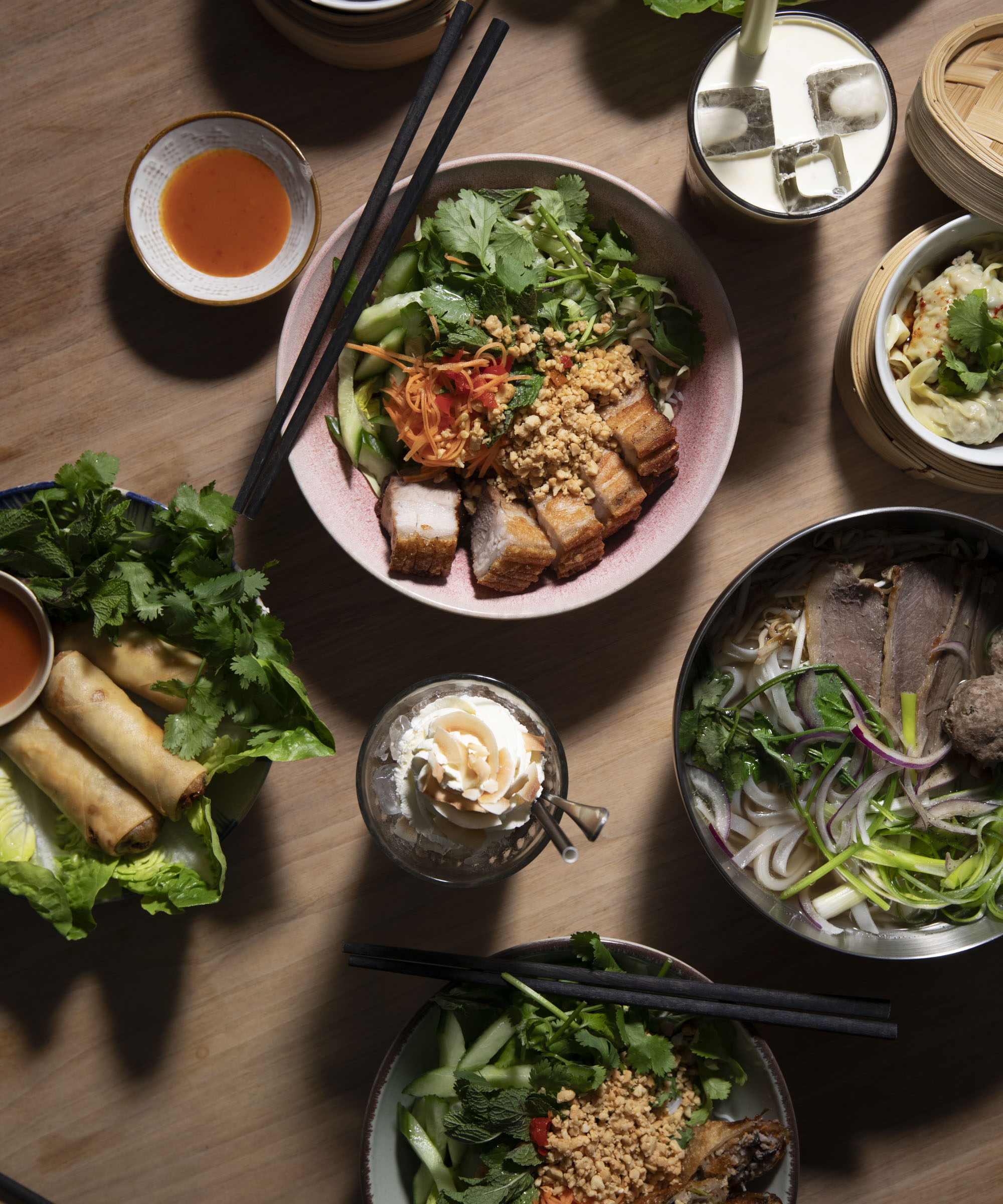 Pick whatever you like at LÚA – Nourishing noodle soups and imaginative mooncakes made from scratch at this Vietnamese oasis in City Center