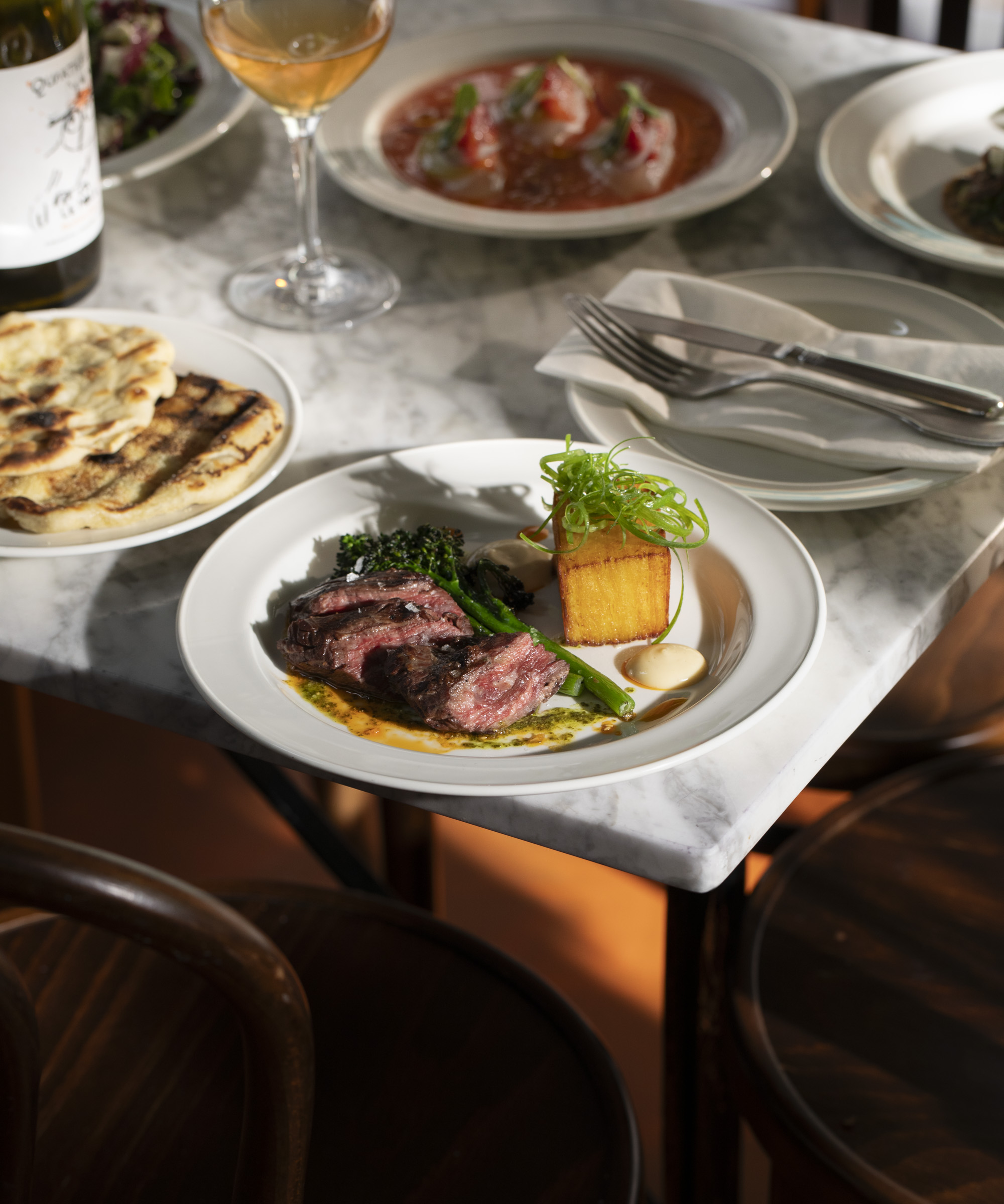 7-course menu at Bottega Estadio in Østerbro – The guys behind Bottega Barlie and Pluto teamed up to create this gastronomic hotspot in a cool, stadium-side location