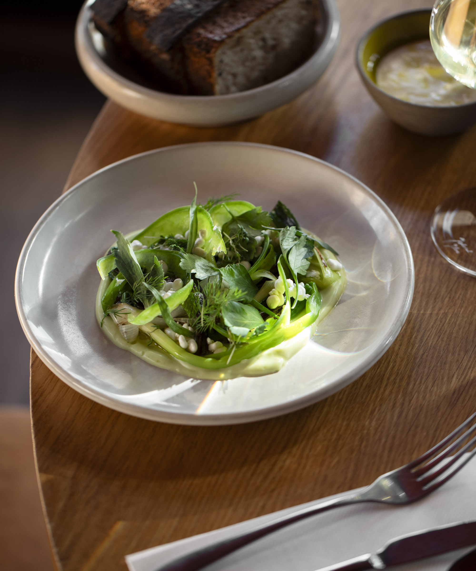 3-course lunch menu at Lago in Nørrebro – Inspired by his time at Blue Hill at Stone Barns and Geist, chef Pelle Drews creates bold flavors at this laid-back lakeside restaurant