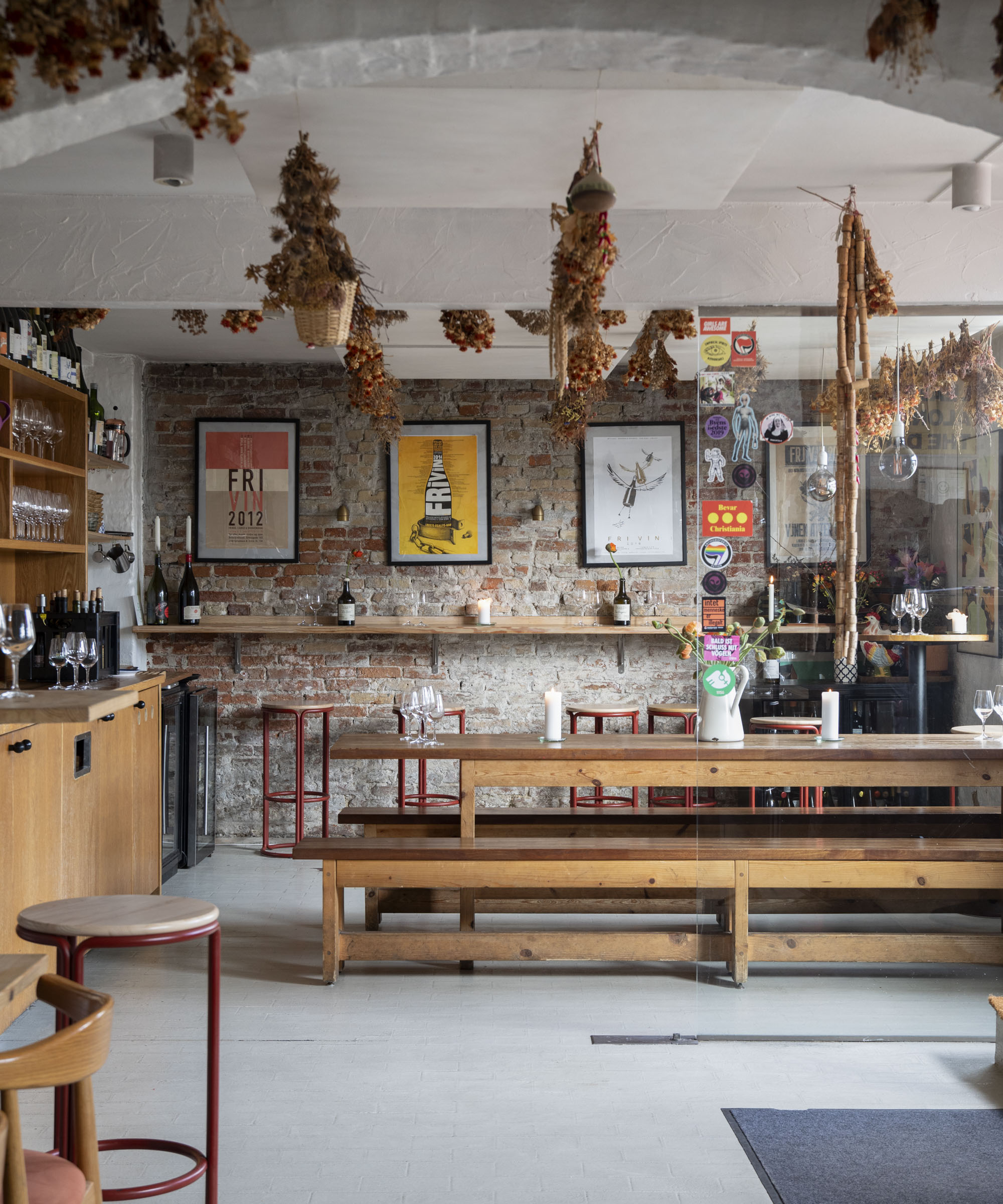 Pick whatever you like at Den Vandrette in City Center – Copenhagen’s quintessential wine bar is celebrating ten years of leading the way in the low-intervention wine scene