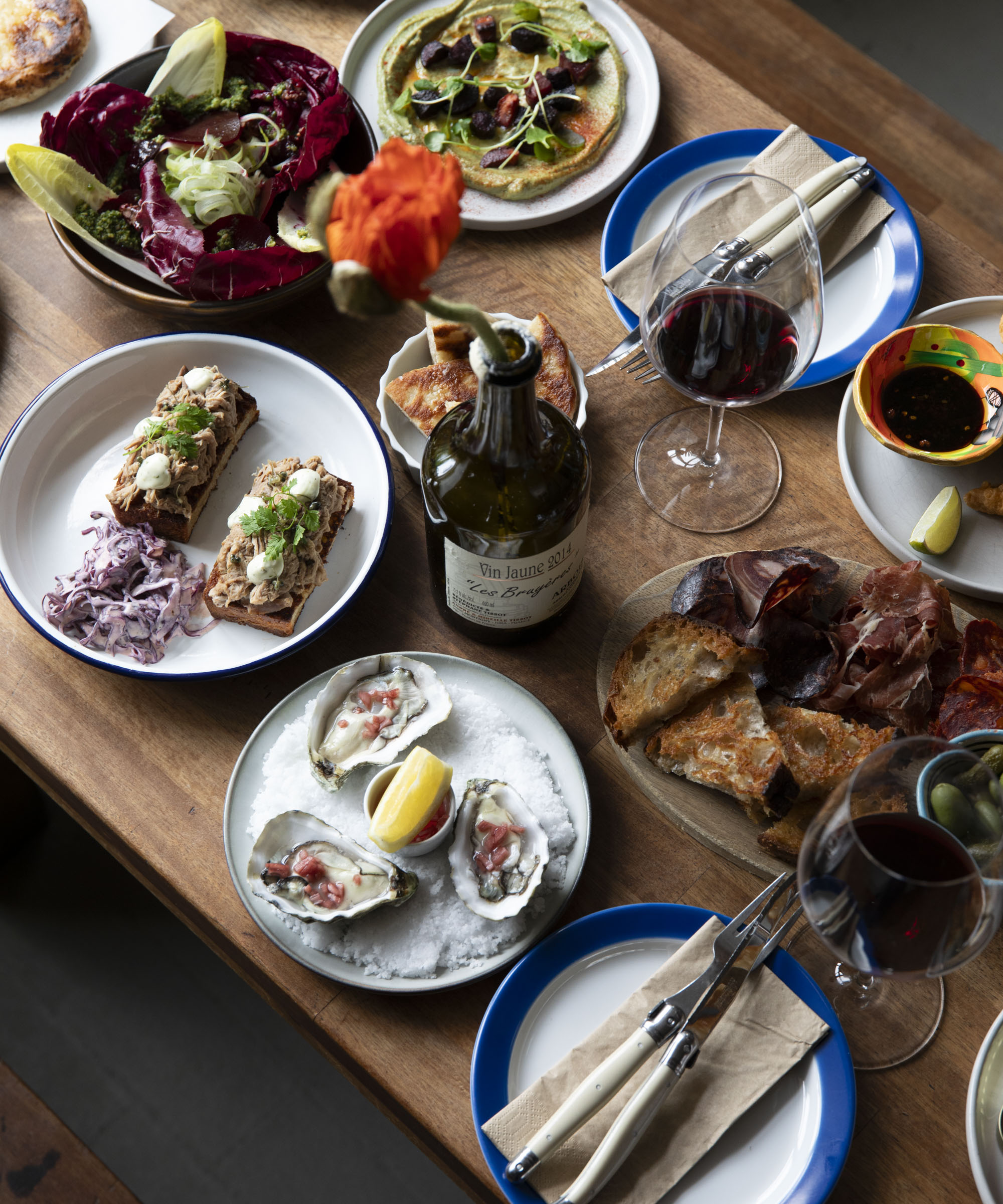 Pick whatever you like at Den Vandrette in City Center – Copenhagen’s quintessential wine bar is celebrating ten years of leading the way in the low-intervention wine scene