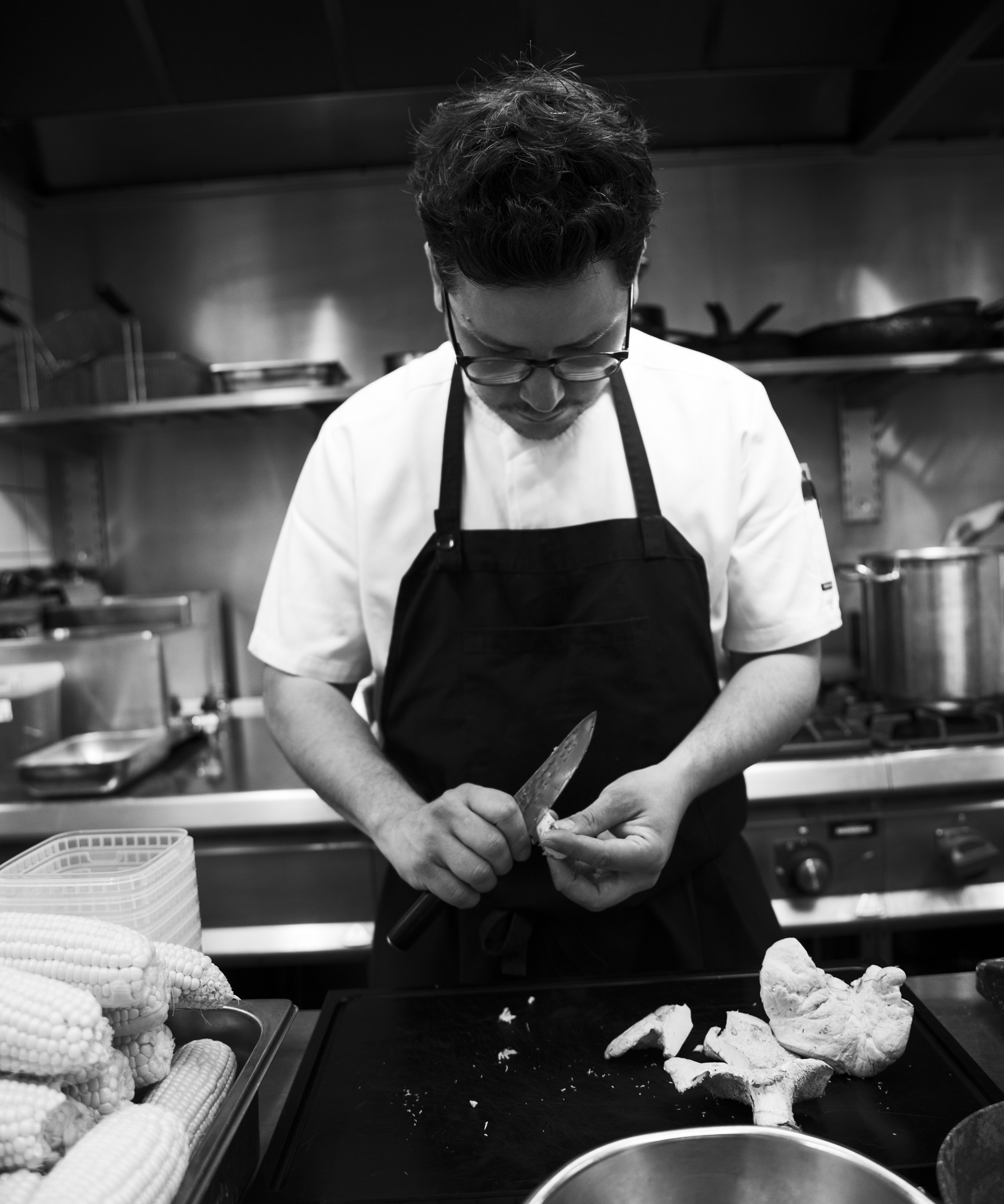 7-course menu at Bottega Estadio in Østerbro – The guys behind Bottega Barlie and Pluto teamed up to create this gastronomic hotspot in a cool stadium-side location