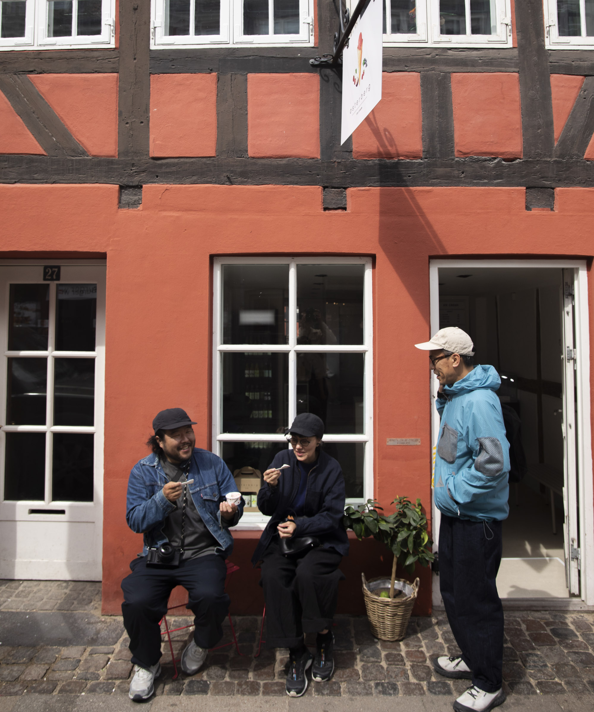 Pick whatever you like at Østerberg Ice Cream on Grønnegade – Lychee, Elderflower, Salted Caramel, and Olive Oil are showcased in artisanal Danish ice creams + sorbets