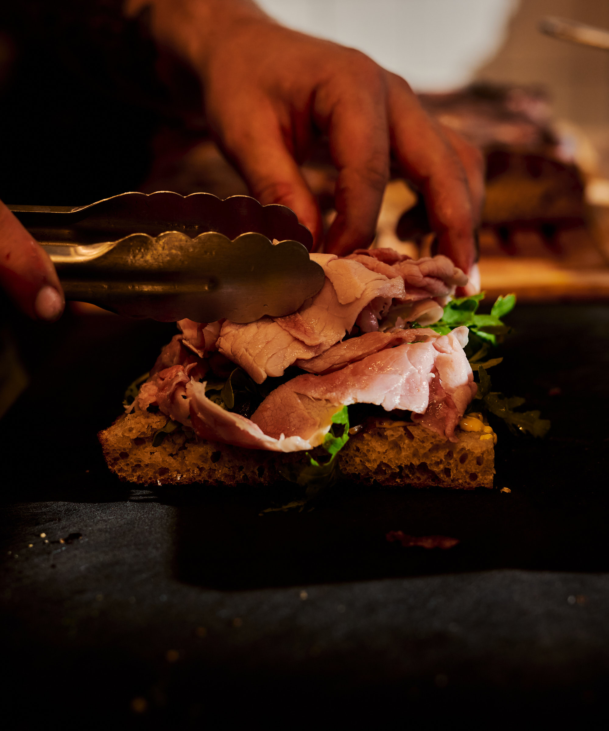 Pick whatever you’d like at ROSÈL on Spuistraat — This sandwich shop updates classic flavors with a bold touch and pillowy focaccia