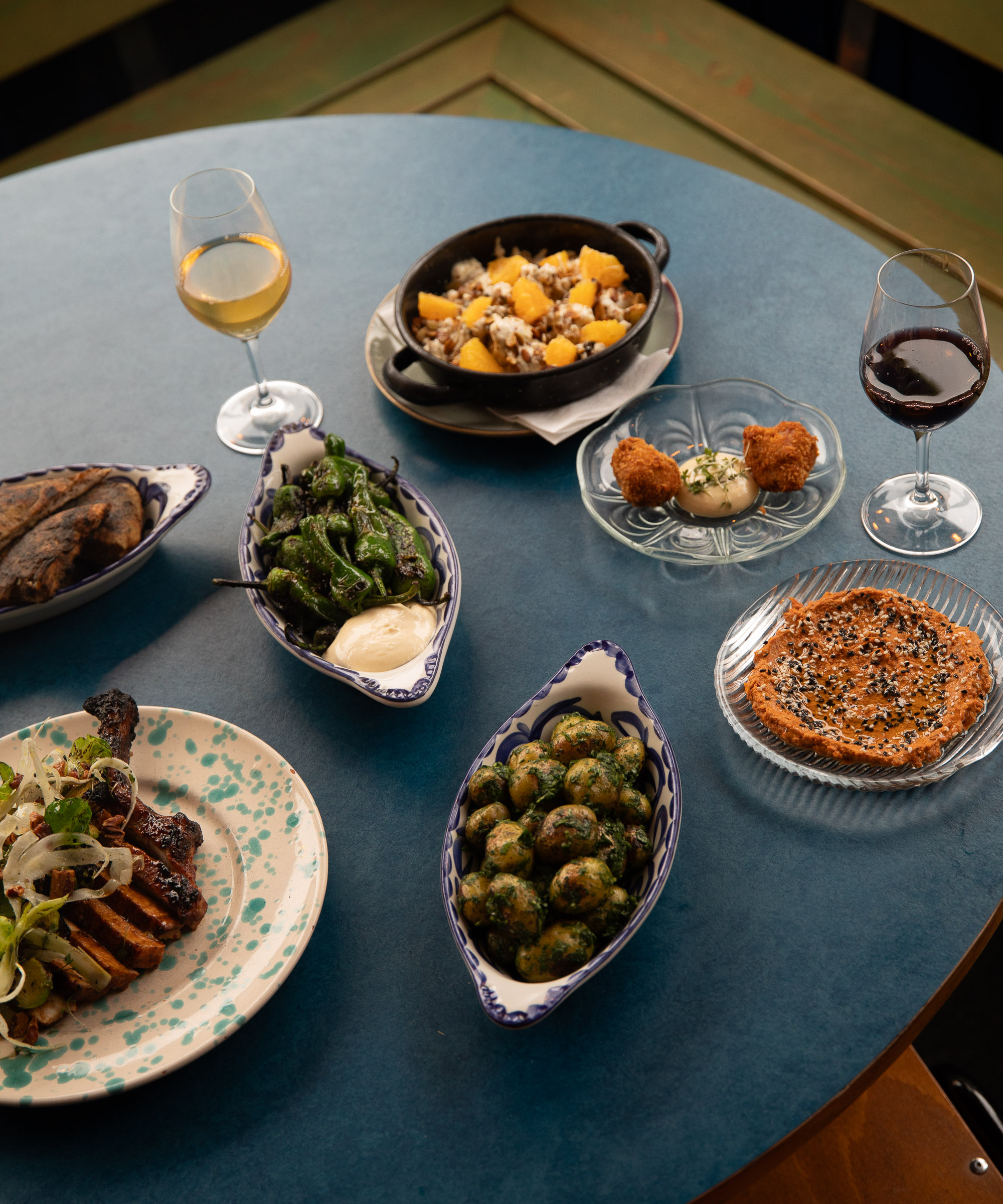 7-course menu at Friheden in Nørrebro — This natty wine hangout + kitchen turns up the heat with a Mediterranean-inspired feast
