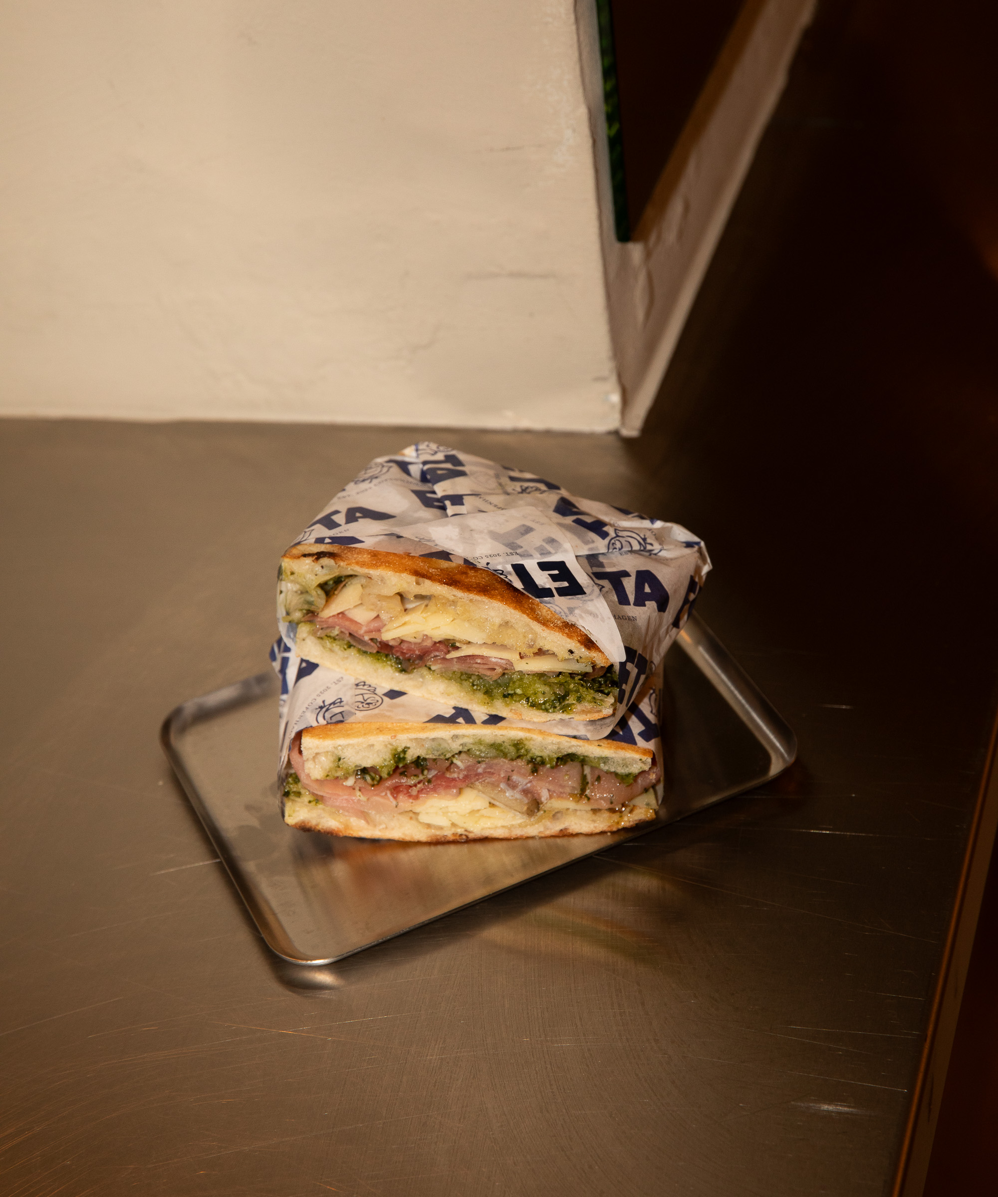 Pick any schiacciata at Etta — Copenhagen’s first schiacciata shop brings Tuscan flatbread sandwiches to a sleek City Center setting