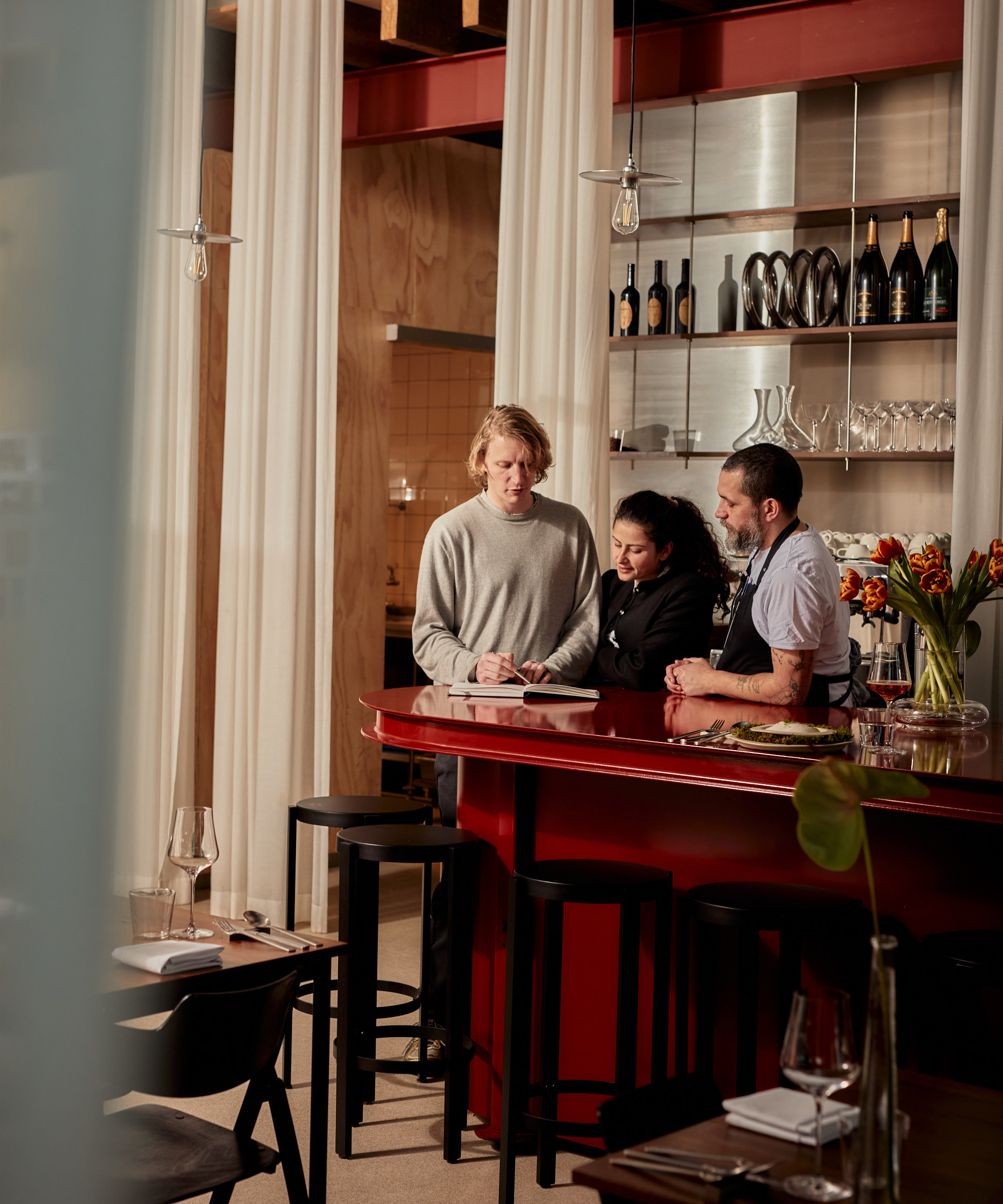 4-course menu at Copain — A living culinary canvas in Amsterdam-Noord transforms with the seasons