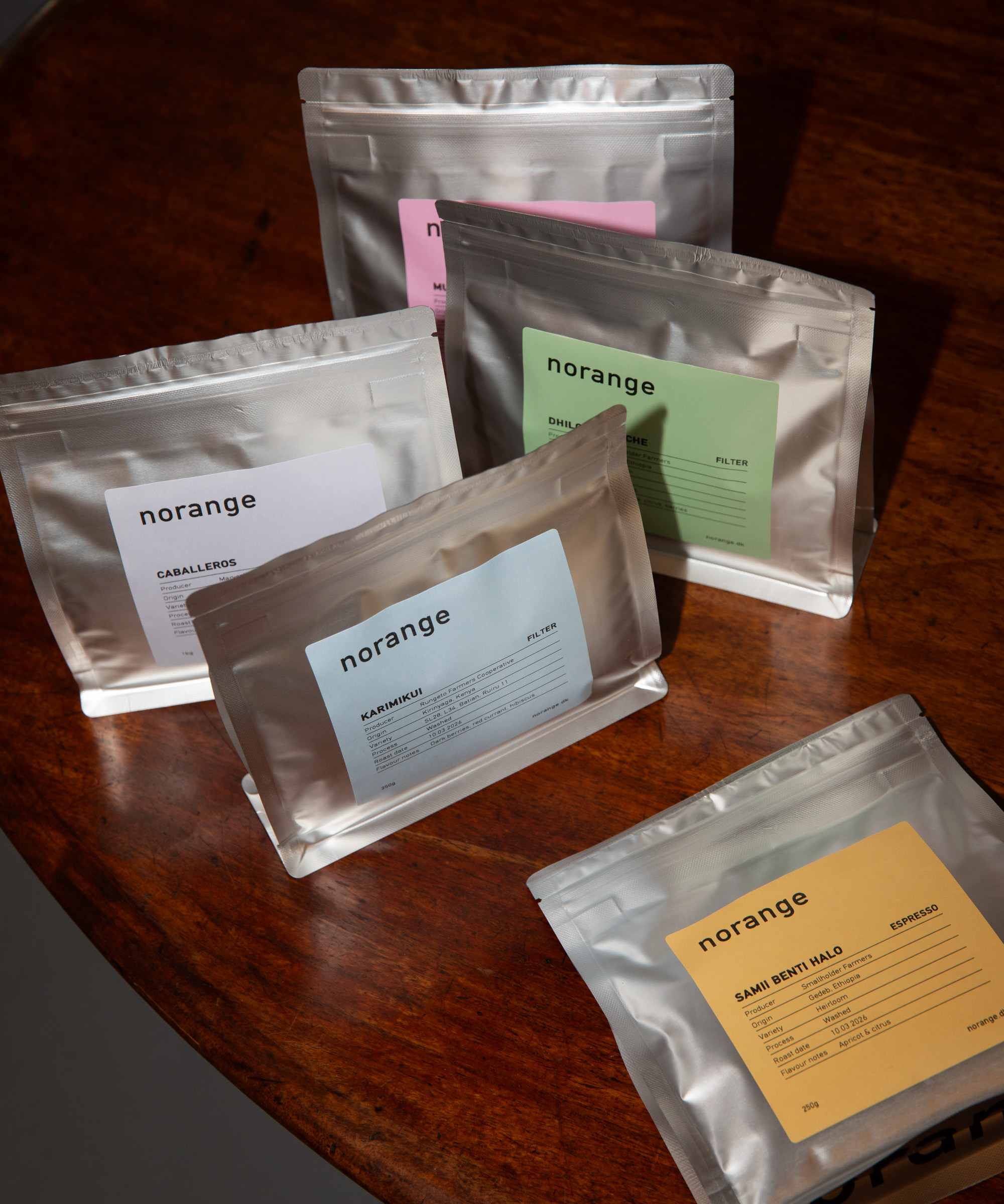 Pick any two bags of coffee at Norange — In Nørrebro, a roasting champion turns single-origin beans into expressive roasts