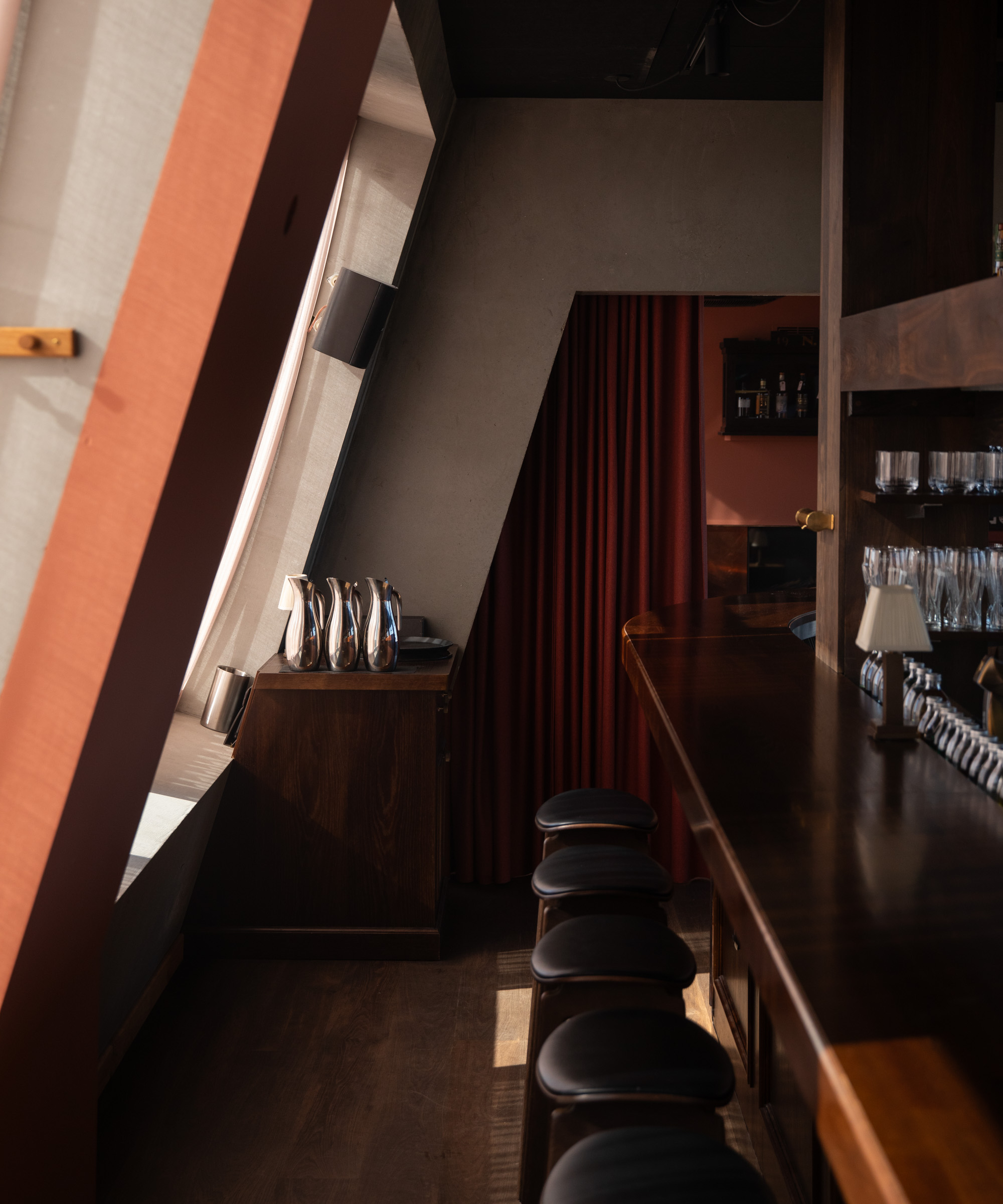 Pick whatever you like at Victory — Eight stories above Papirøen, edgy riffs on classic cocktails meet harbor views