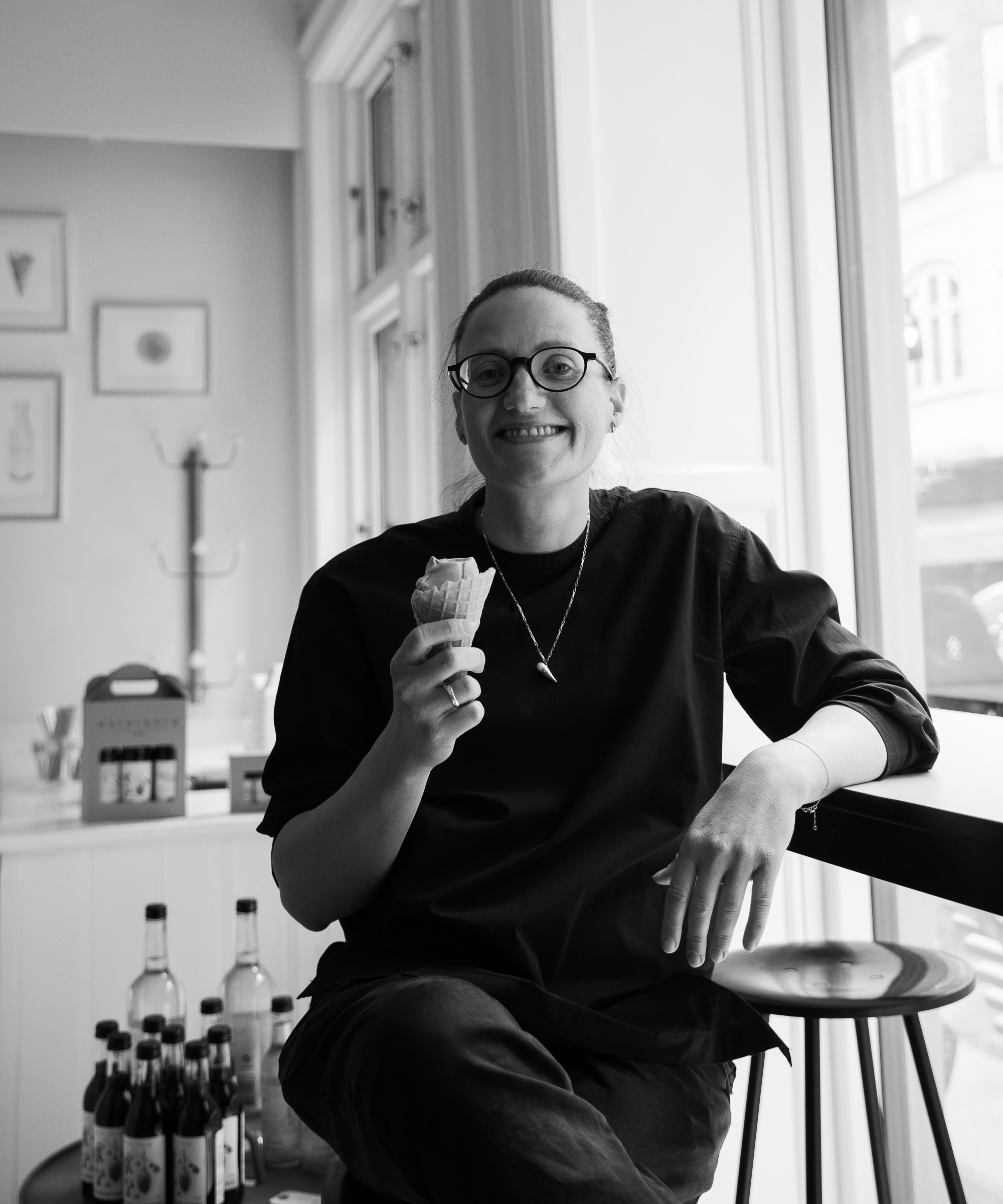 Pick whatever you like at Østerberg Ice Cream in Vesterbro — Olive oil, matcha, and salted caramel star in artisanal Danish ice cream just off Værnedamsvej