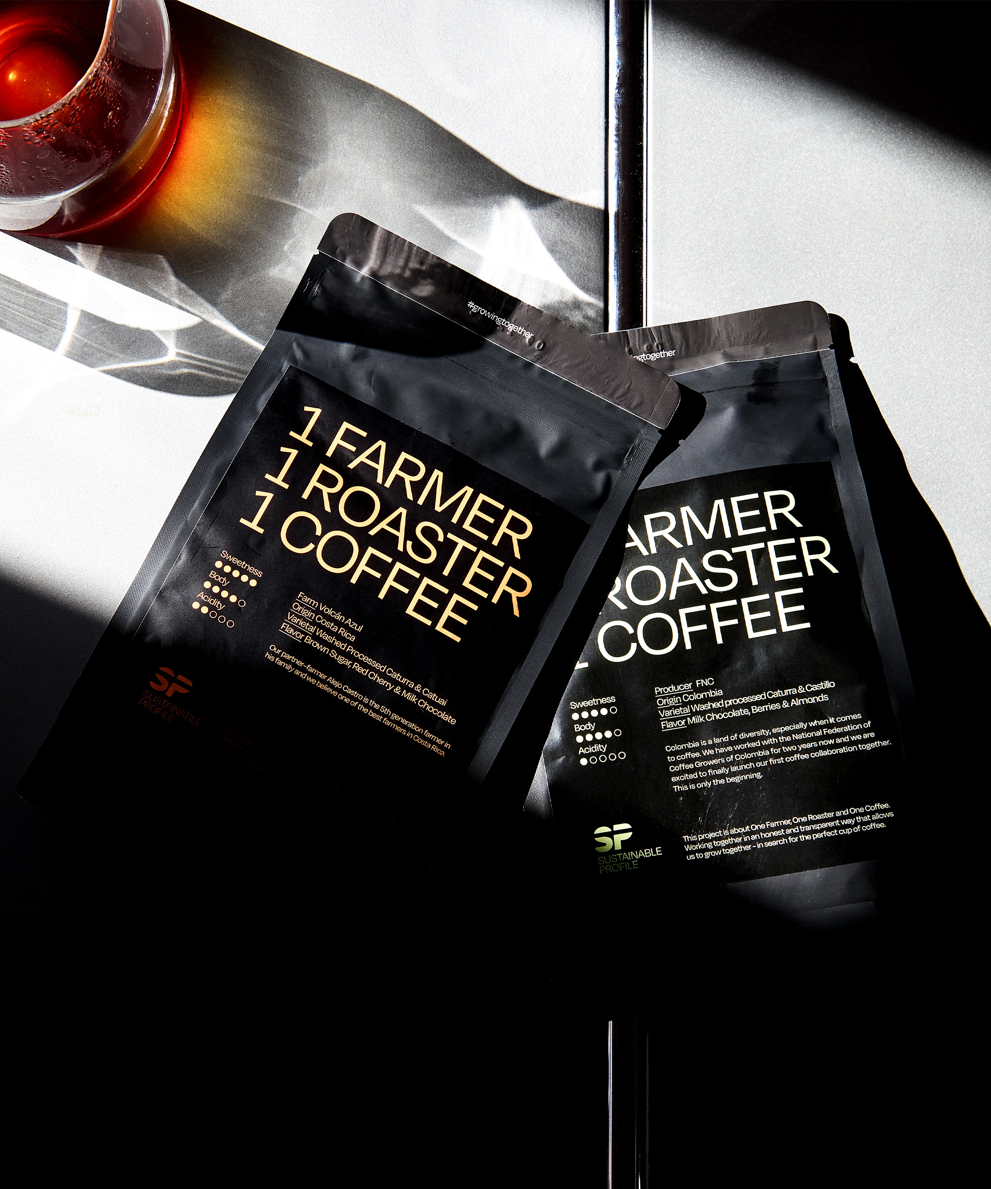 Pick any two bags of coffee at SP Coffee in City Center — Origin-driven coffees, sustainably sourced and roasted by the team behind April