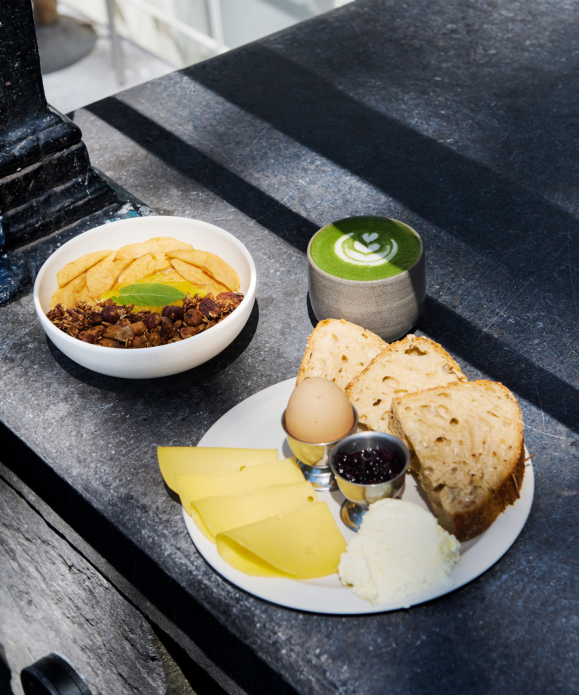 Pick whatever you like at Two Story in Centrum — A restored 18th-century canal house where breakfast, specialty coffee, and contemporary art share the same address