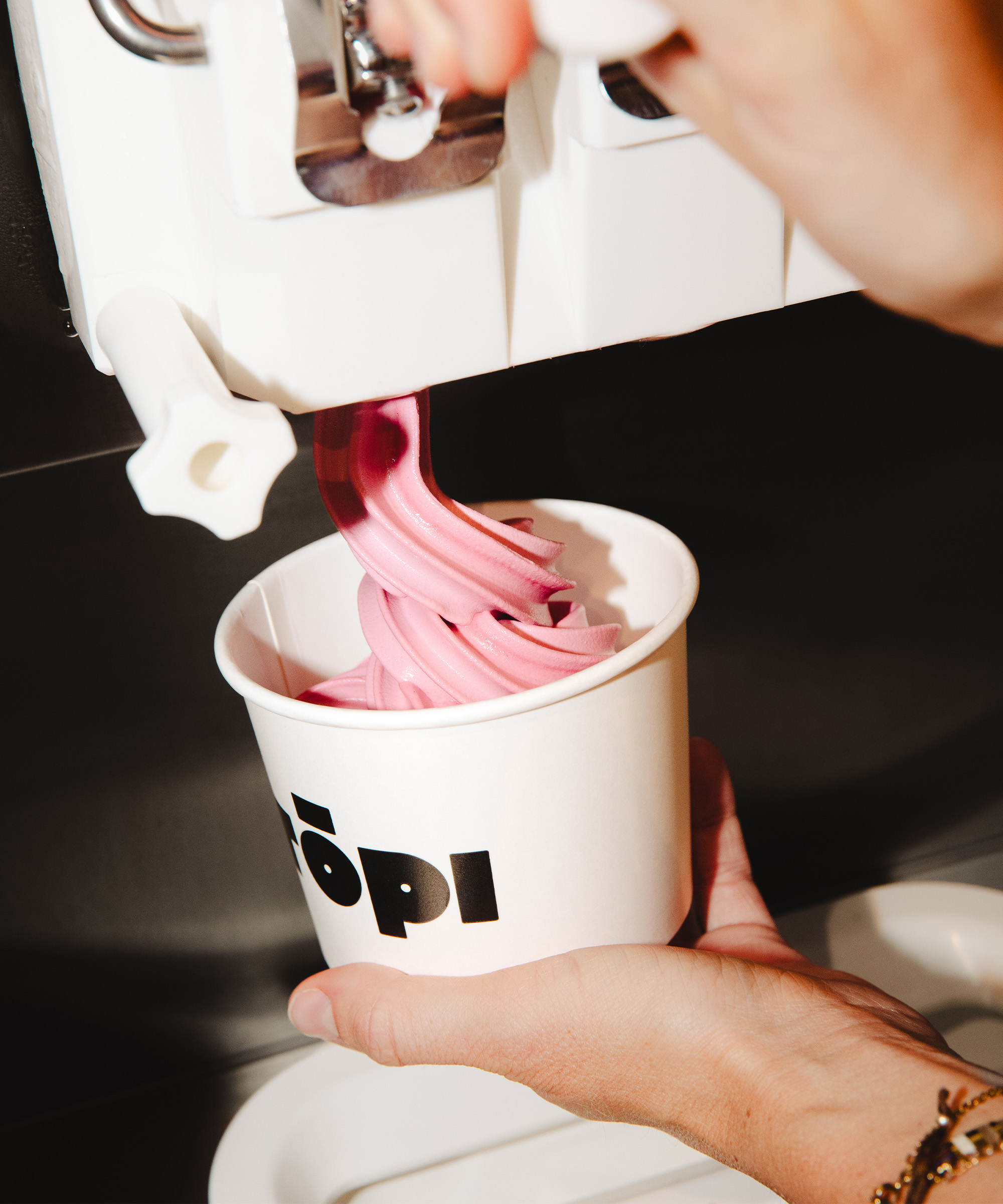 Pick whatever you like at TŌPI in Amager Strand and Islands Brygge — Build your own soft-serve sundae with up to 40 toppings to choose from